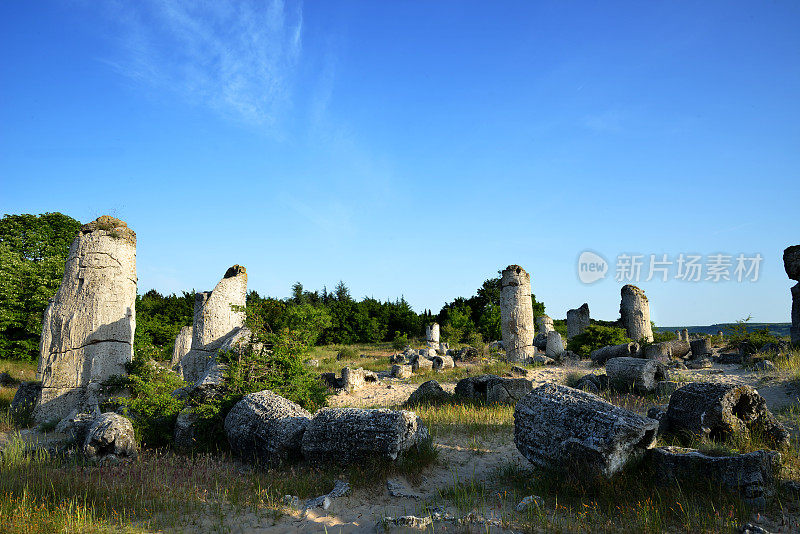 岩石现象Pobiti Kamani(石林)